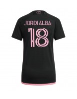 Inter Miami Jordi Alba #18 Bortedrakt Dame 2024-25 Korte ermer